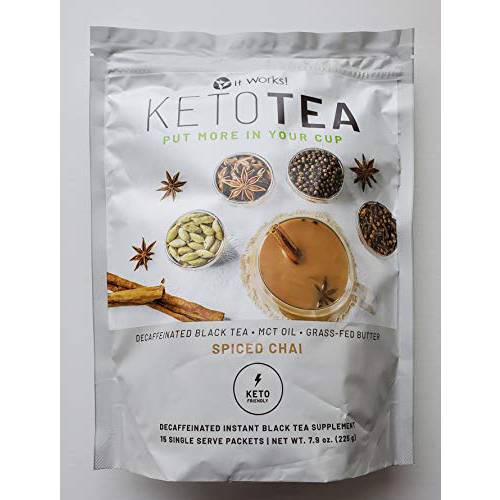 It Works Keto Tea Spiced Chai 15 Packets