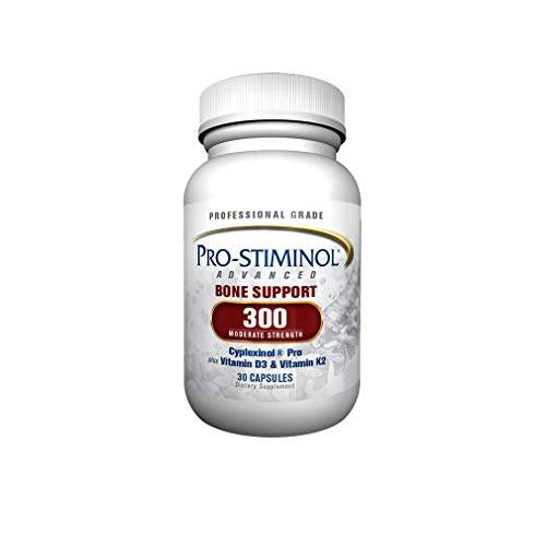 Pro-Stiminol Advanced 300 mg (30 Capsules), Moderate Bone Strength Supplement, Cyplexinol Pro Special Formula to Support a Healthy Bone Tissue, with Vitamins D3 and K2