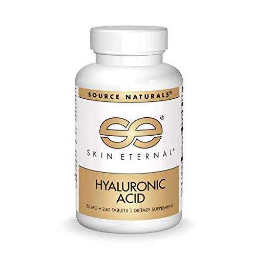 SOURCE NATURALS Skin Eternal Hyaluronic Acid Tablet, 240 Count