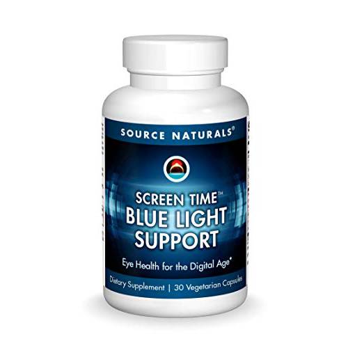 Source Naturals Screen Time Blue Light Support, Vegetarian, 30 Capsules