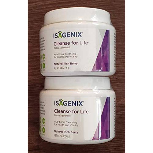 2 Bottles Isagenix Cleanse for Life Factory Sealed