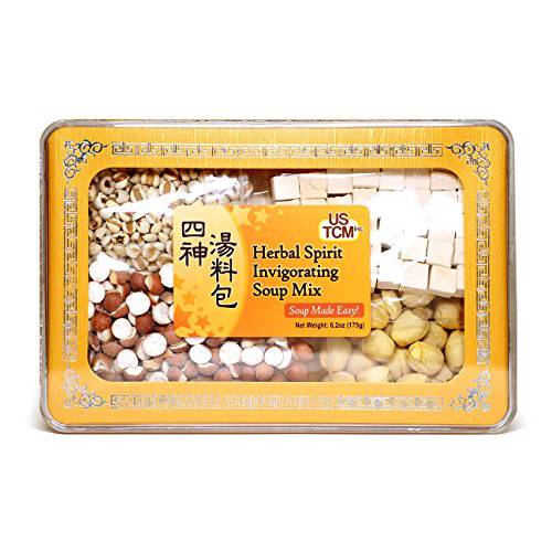 Herbal Spirit Invigorating Soup Mix Soup Base Four God Soup Four Miracle Soup Si Shen Tang 四神湯料包 Soup Made Easy 3-4 Servings 6.2oz