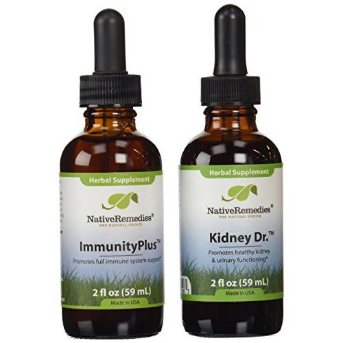 Native Remedies Kidney Doctor and ImmunityPlus ComboPack