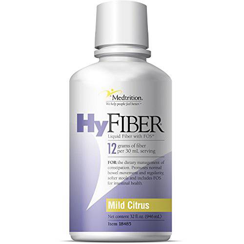 Hyfiber Liquid with FOS, 32 oz, 4 Case