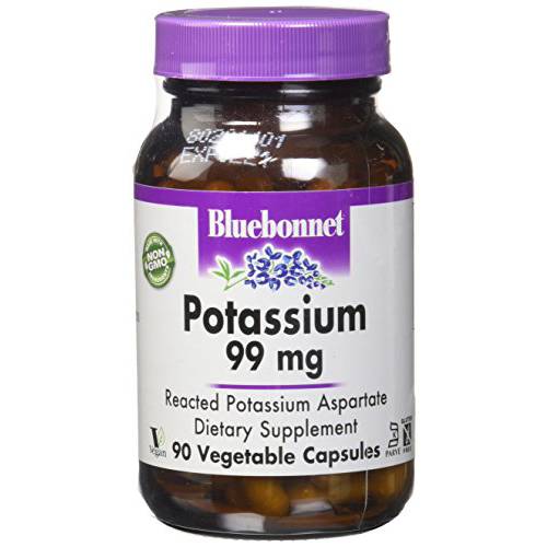 Bluebonnet Nutrition Potassium 99 mg 90 Veggie Caps