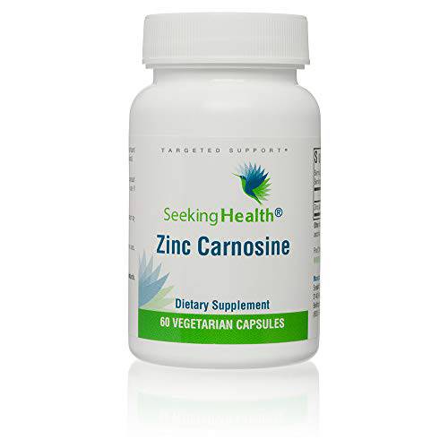 Zinc Carnosine | 16mg Zinc L-Carnosine | Gastrointestinal Lining Support | Support Digestive Health | 60 Servings | Seeking Health