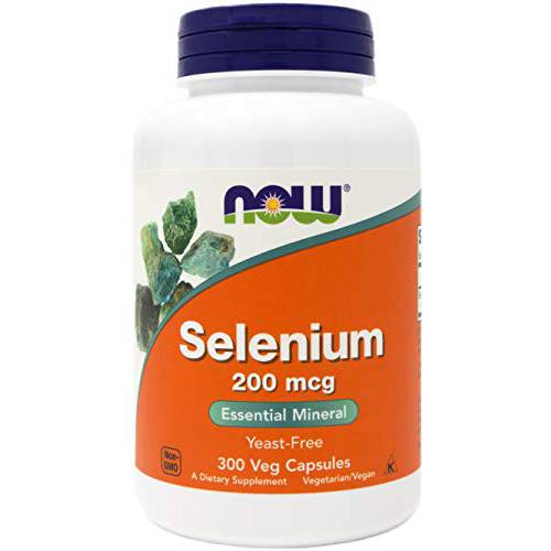 Now Selenium 200 mcg, 300 Capsules - Now Foods Mineral Supplement