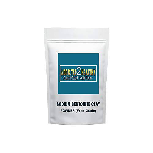 Food Grade Sodium Bentonite Clay Powder 16 oz (1 Pound) - Sifted Powder not Granules