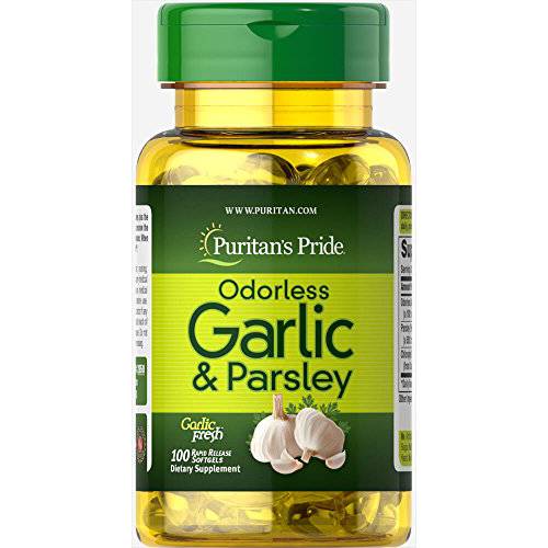 Puritan’s Pride Odorless Garlic & Parsley 500 mg / 100 mg