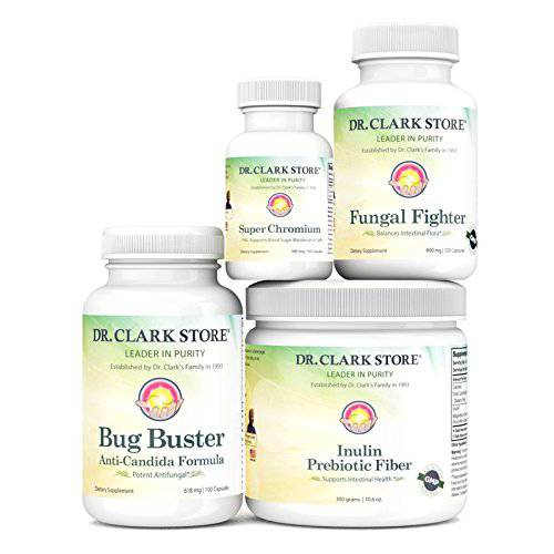 Dr Clark Store Candida Cleanse with Potent Anti-Fungal Formula
