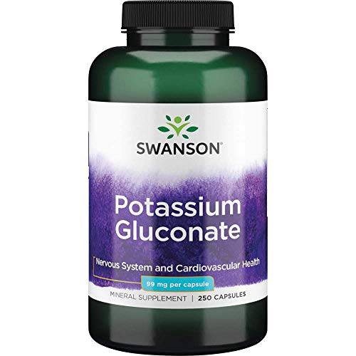 Swanson Potassium (Gluconate) 99 Milligrams 250 Capsules