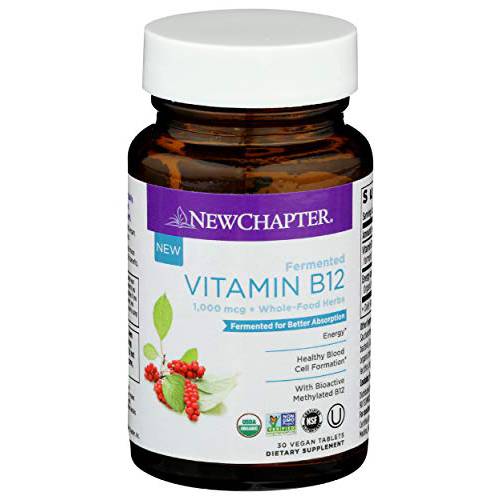 New Chapter Fermented Vitamin b12, 30 Count