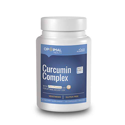 Optimal Turmeric Curcumin Supplement | Curcumin C3 Complex with BioPerine (Black Pepper) for Enhanced Absorption | 95% Standardized Curcuminoids | Natural Antioxidant, Anti-Inflammatory, Pain Relief