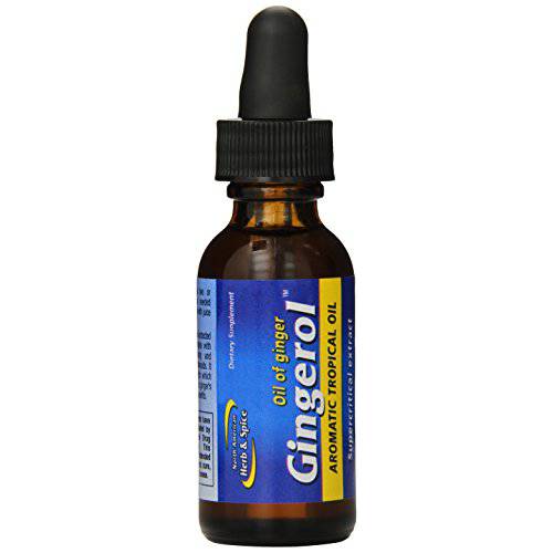 North American Herb & Spice Gingerol - 1 fl oz - Cold-Extracted Ginger Oil - Supports Healthy Digestion - Non-GMO - 172 Servings