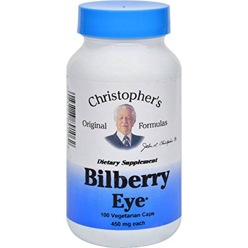 Dr. Christopher s Bilberry Eye - 425 mg - 100 Vegetarian Capsules - by Dr. Christopher’s Formulas