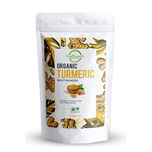 Organic Turmeric Root Powder | Immunity Boosting superfood | 100% Raw and Natural | Curcumin Powder |Eco-Friendly Package (4 oz.)