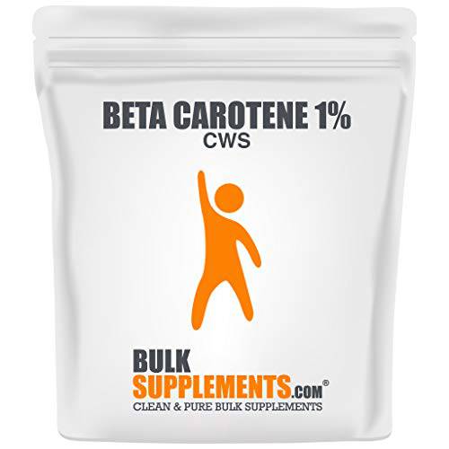 BulkSupplements.com Beta Carotene Powder - Vitamin A Supplements - Eye Health Vitamins - Beta Carotene Supplements - Vision Supplements - Melanin Supplement (100 Grams - 3.5 oz)