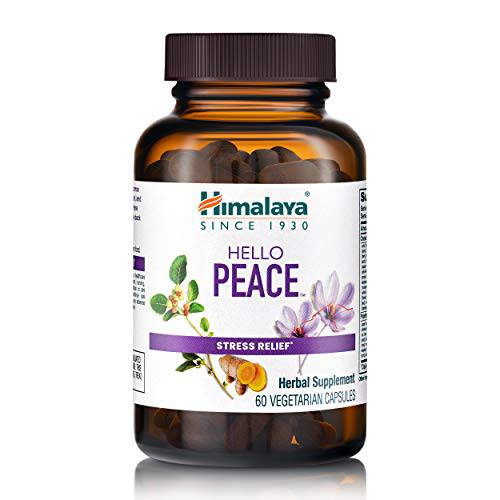 Himalaya Hello Peace for Stress Relief, 304 mg, 60 Capsules, 1 Month Supply