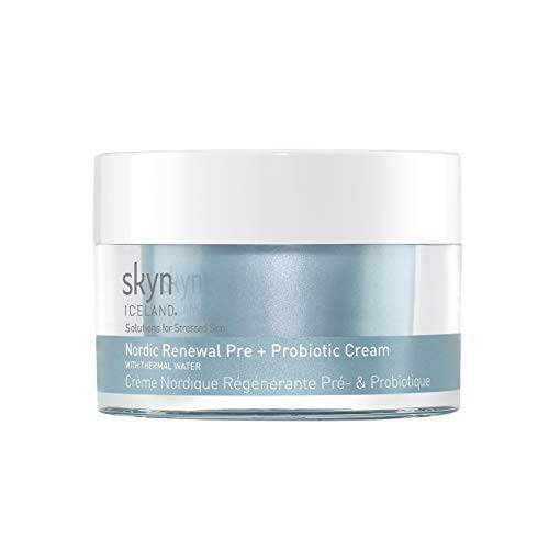 skyn ICELAND Nordic Renewal Pre + Probiotic Face Cream Refill Pod: Deeply Nourishing for Dry, Dull, Lackluster Complexions, 50ml
