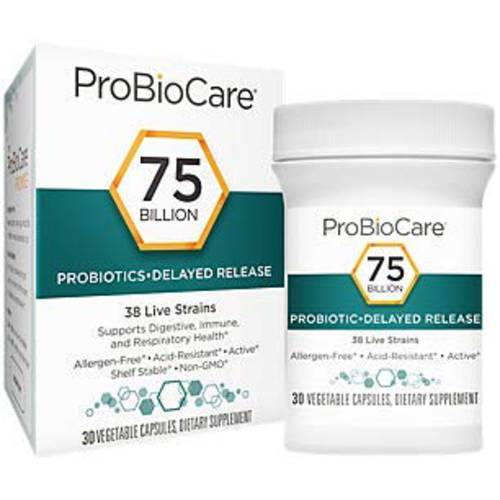 Probiotic 75 Billion CFUs Supports Digestive Health (30 Vegetable Capsules)