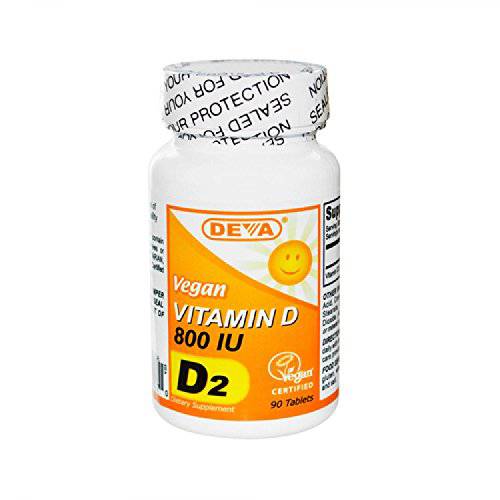 Deva Vegan Vitamins Vitamin D 800Iu Vegan 90 Tab