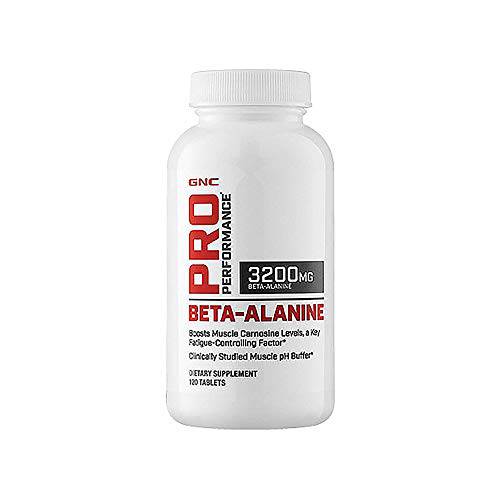 GNC Pro Performance Beta-Alanine (California Only), 120 Tablets, Supports Muscle Function