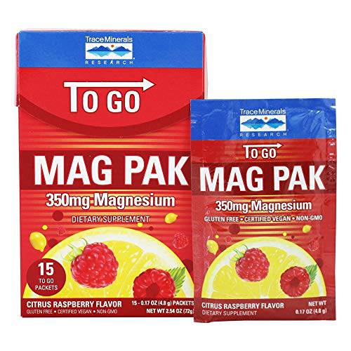 to Go MAG PAK Trace Minerals 15 Packets Box