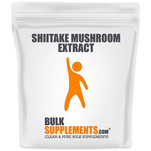 BulkSupplements.com Shiitake Mushroom Extract Powder - Mushroom Powder for Cooking - Mushroom Supplements - Brain Supplement (100 Grams - 3.5 oz)