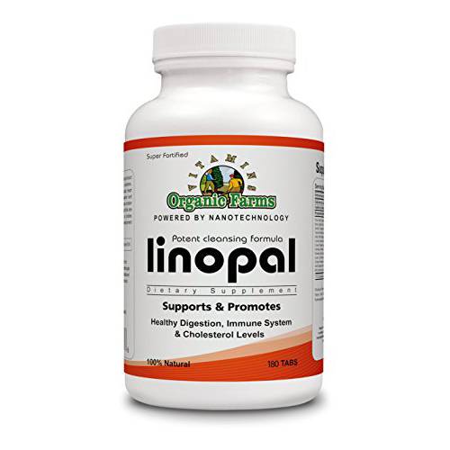Linopal - 180 Tablets - Healthy Digestion, Immune System & Cholesterol Levels - 100% Natural Dietary Supplement