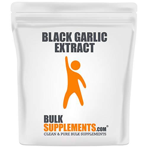 BulkSupplements.com Black Garlic Extract - Black Garlic Supplement - Aged Garlic Extract - Garlic Supplements - Blood Circulation Supplements - Antioxidants Supplement (250 Grams - 8.8 oz)