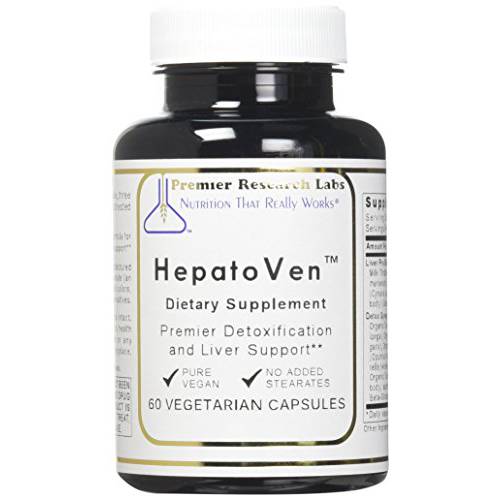 HepatoVen TM, 60 Capsules, Vegan Product - Premier Detoxification and Liver Support