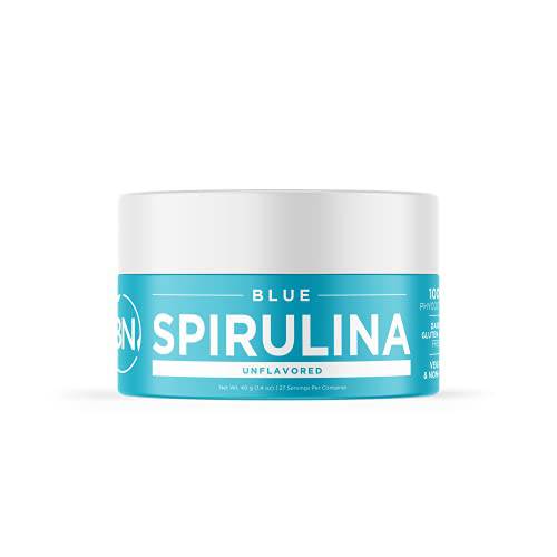 Blue Spirulina Powder Organic - USDA Certified - RAW Nutrient Dense Over 70% Protein Per Serving - Purest Source Vegan Protein - Superfood - Rich in Vitamins and Minerals