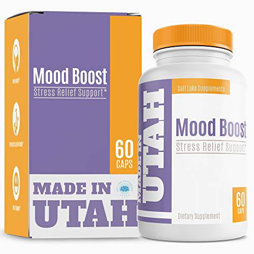 Natural Anxiety Formula & Stress Support Supplement - with All-Natural Ingredients That Helps Manage Stress and Soothe The Mind, Boosts Serotonin to Keep You Calm and Happy
