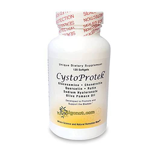 CystoProtek 1 Pack - Patented Formula Promotes Bladder Health Using an Exclusive Combination of hyaluronate, chondroitin and Natural Anti-inflammatory flavonoids