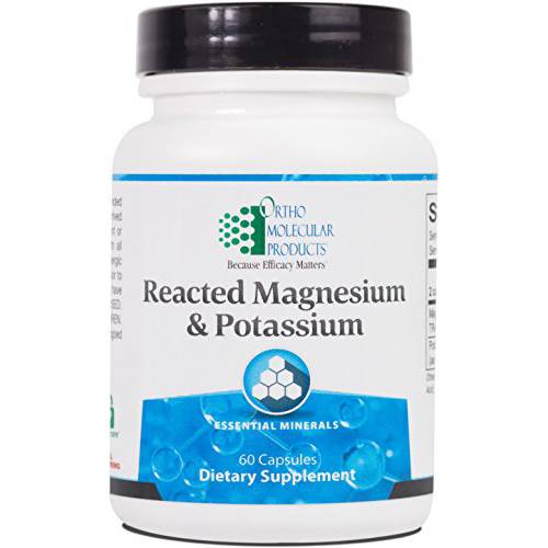 Ortho Molecular Products - Reacted Magnesium & Potassium - 60 Capsules