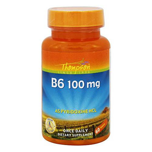 Thompson Vitamin B 6, Tablet (Btl-Plastic) 100mg 60ct