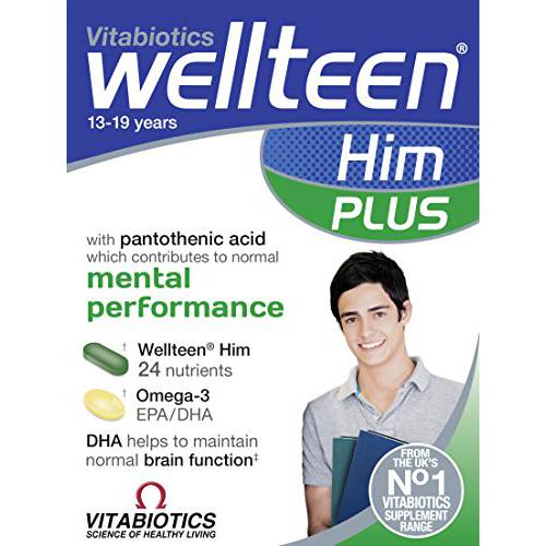 Wellteen by Vitabiotics Him Plus Tablets x 56