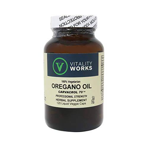 Vitality Works, Oregano Oil, 120 Veg Capsules