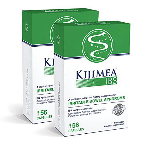 Kijimea™ IBS, Medical Food for The Dietary Management of Irritable Bowel Syndrome 56 Count 2 Pack (112 Capsules)