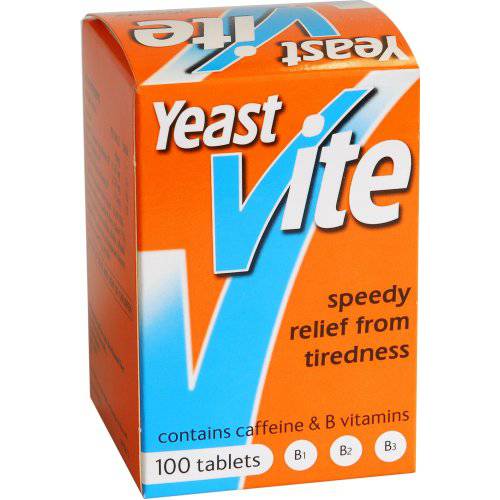 Yeast Vite Tablets, 100 Count, Speedy Relief From Tiredness