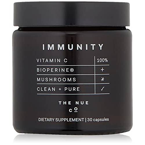 The Nue Co. - Immunity - Daily Vitamin C Immunity Support Supplement - High Strength - Vegan, Gluten-Free, Non-GMO - 30 Capsules