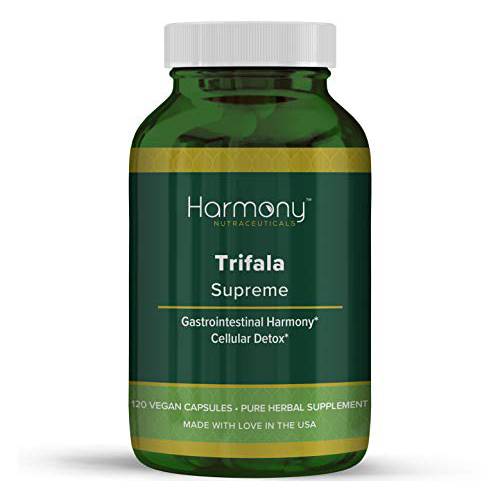 Trifala Capsules - Highest Potency Maximum bio-Availability for Natural Digestive Support, Fighting Body Infections, Improving Blood Circulation. Digestive Supplements
