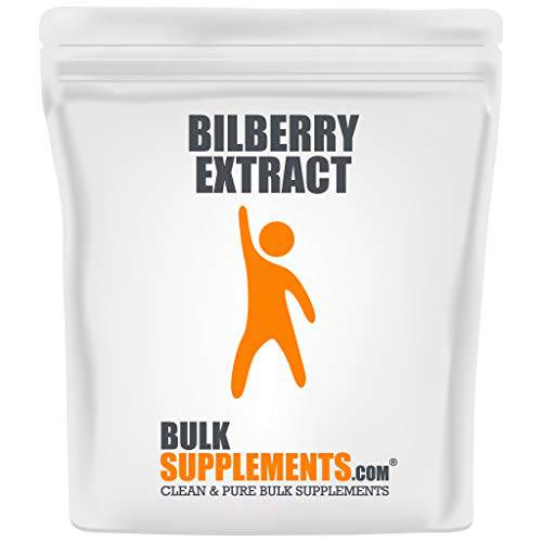 BulkSupplements.com Bilberry Extract Powder - Eye Supplements - Antioxidants Supplement - Bilberry Extract for Eyes - Antioxidant Powder - Bilberry Supplement (1 Kilogram - 2.2 lbs)