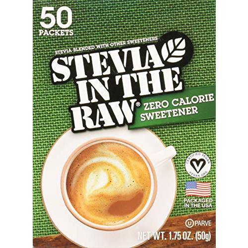 Stevia In The Raw 50 Count Box (Pack of 1) , 1.75 ounce each
