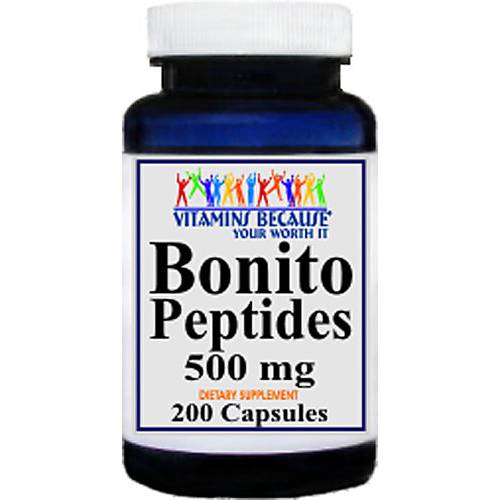 Bonito Peptides 200 Capsules 500mg - Supports Healthy Blood Profile
