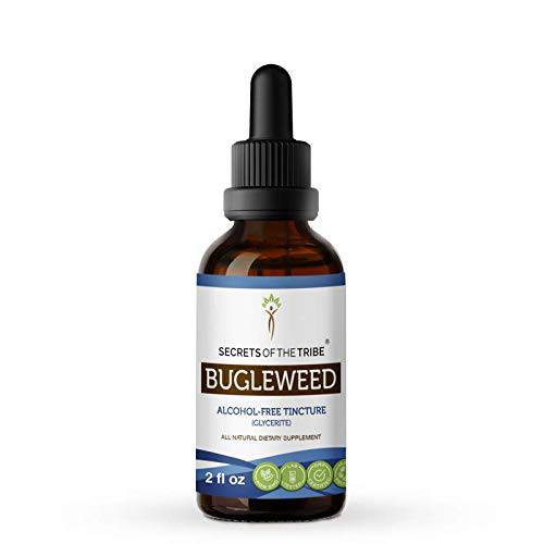 Secrets of the Tribe Bugleweed Tincture Alcohol-Free Liquid Extract, Bugleweed (Lycopus Virginicus) Dried Herb (2 FL OZ)