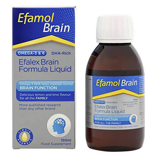 Efalex Omega 3 +6 Food Supplement Lemon & Lime Flavoured Liquid 150mls