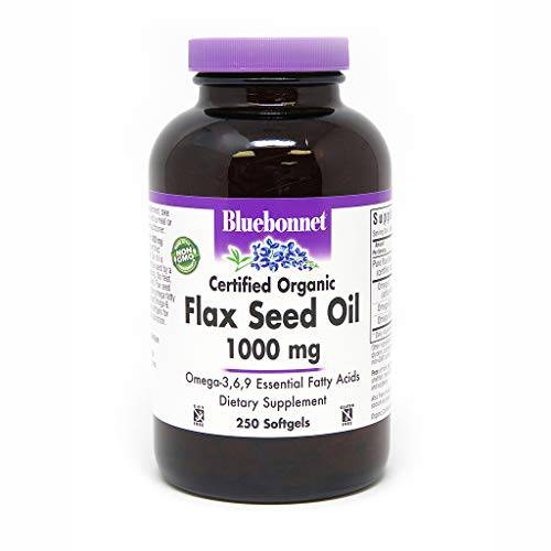 BlueBonnet Flaxseed Oil Softgels, 1000 mg, 250 Count