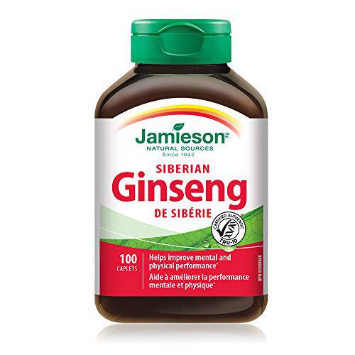 Jamieson Siberian Ginseng 65 mg 100 Caplets