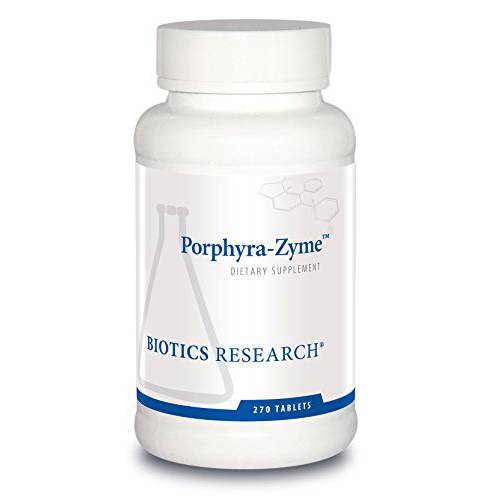 Biotics Research Porphyra Zyme Chlorophyll Concentrate. Heavy Metal Binding Capacity. Detoxification. 270Tabs